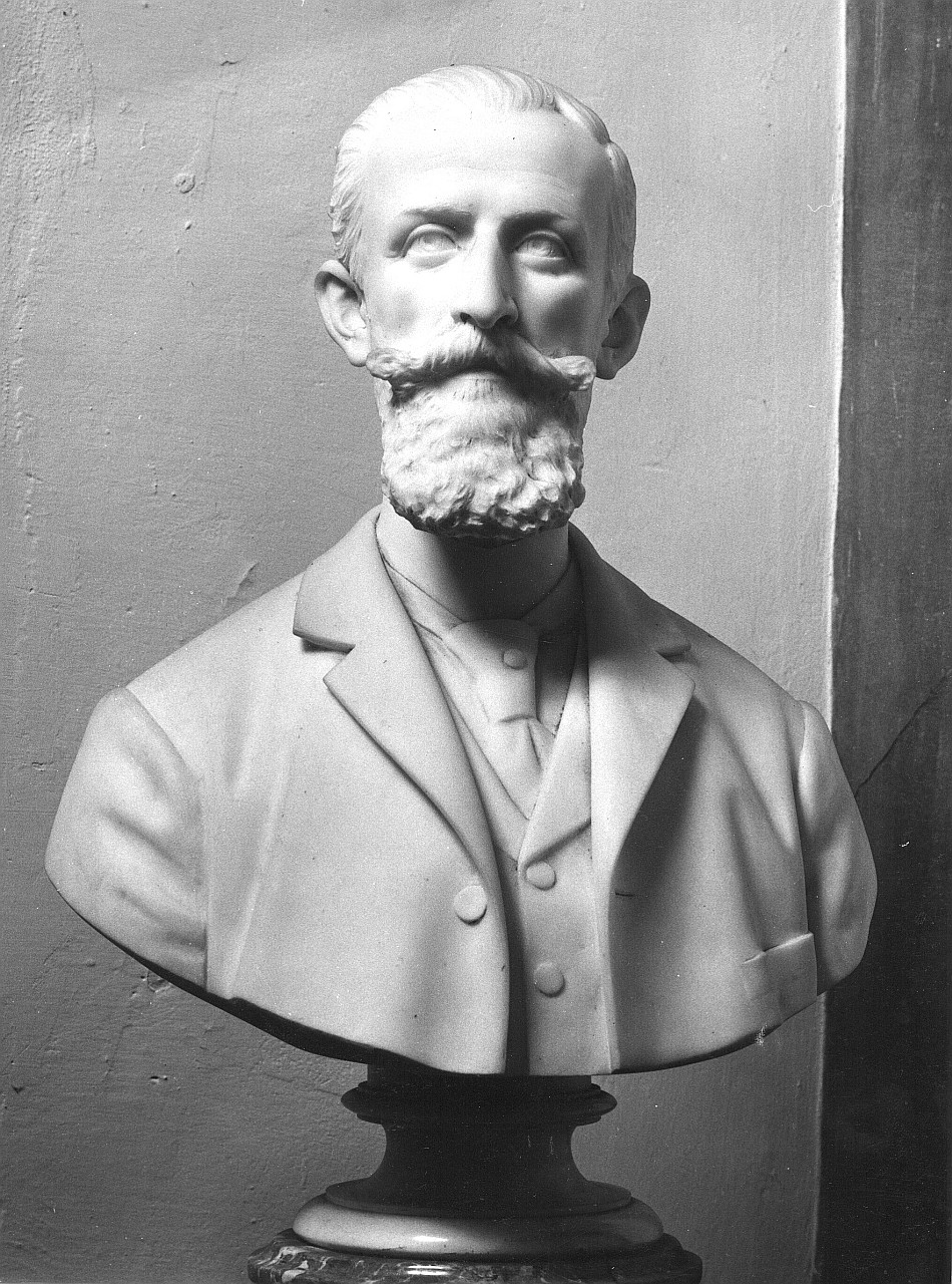 busto ritratto d'uomo (scultura) di Sodini Dante (fine/ inizio secc. XIX/ XX)