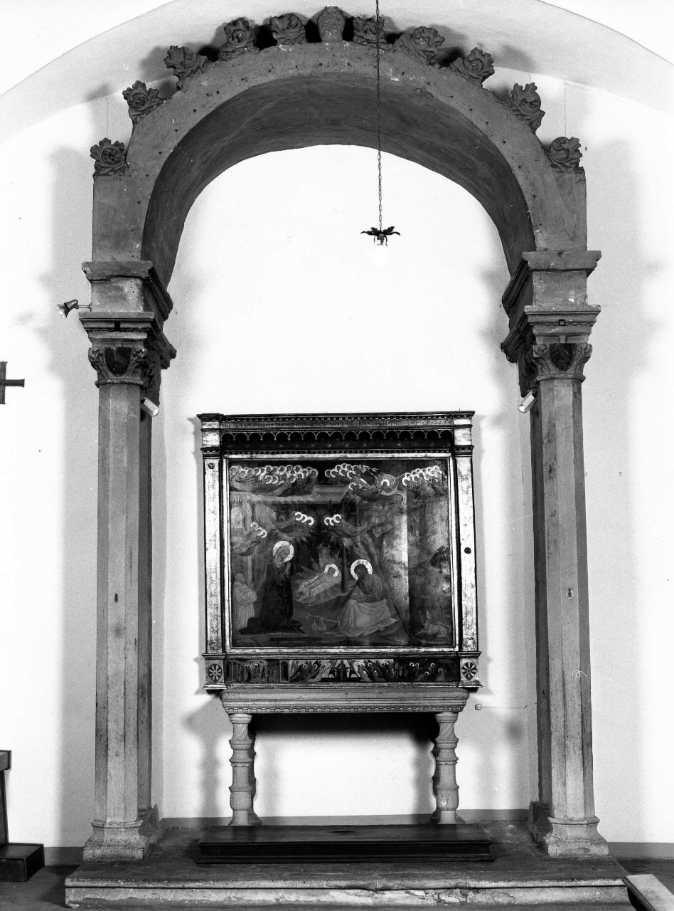 altare - a edicola di Piero di Giovanni Tedesco (attribuito) (inizio sec. XV)