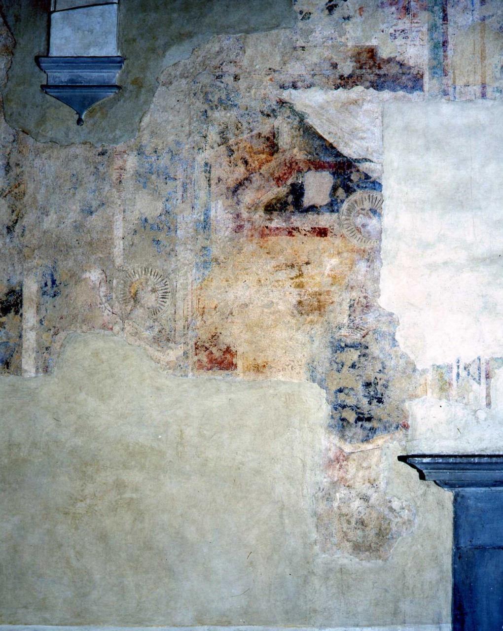 Annunciazione (dipinto murale, frammento) di Gaddi Agnolo (cerchia) (ultimo quarto sec. XIV)
