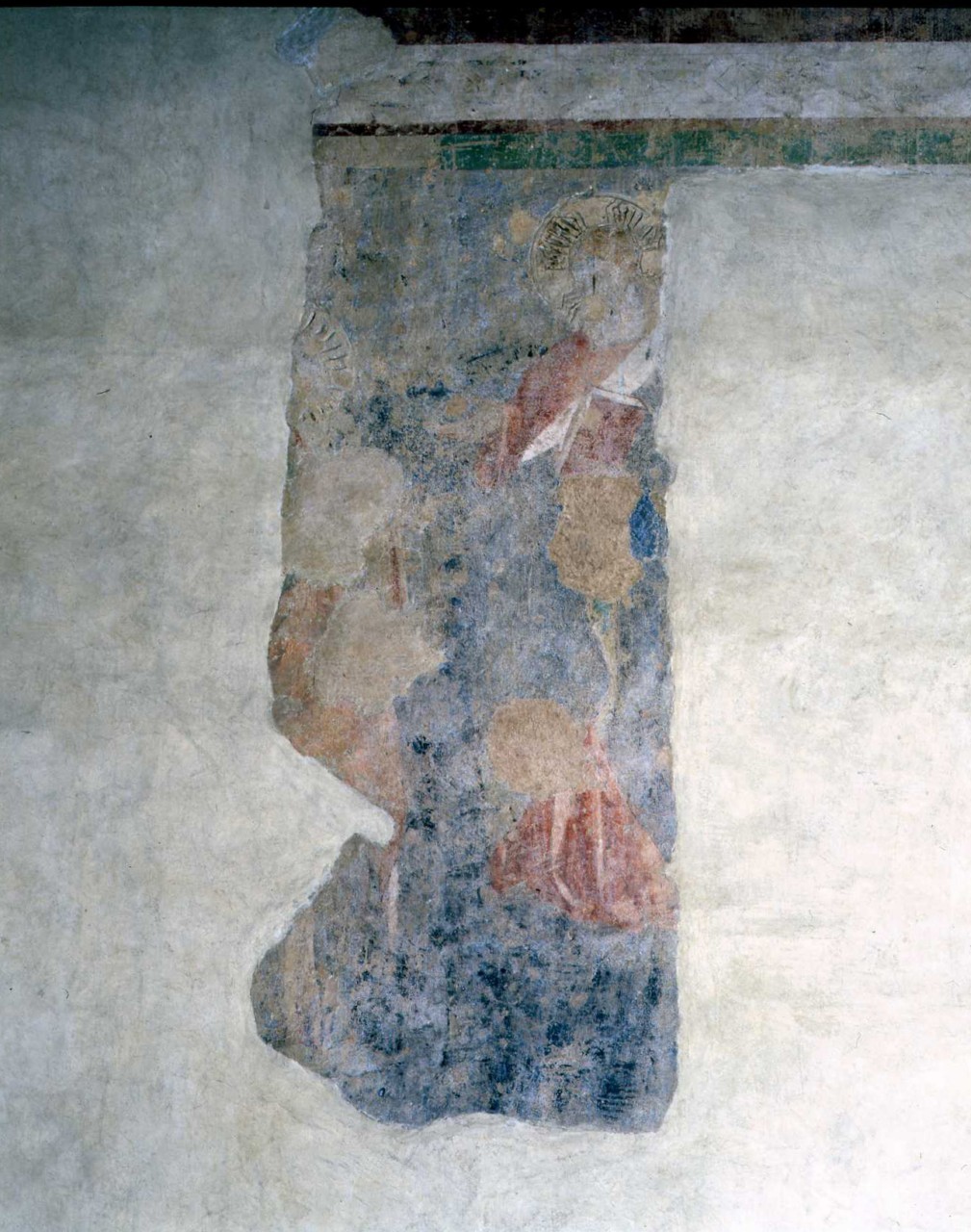 apparizione di Cristo risorto a Santa Maria Maddalena (?) (dipinto murale, frammento) di Gaddi Agnolo (cerchia) (ultimo quarto sec. XIV)