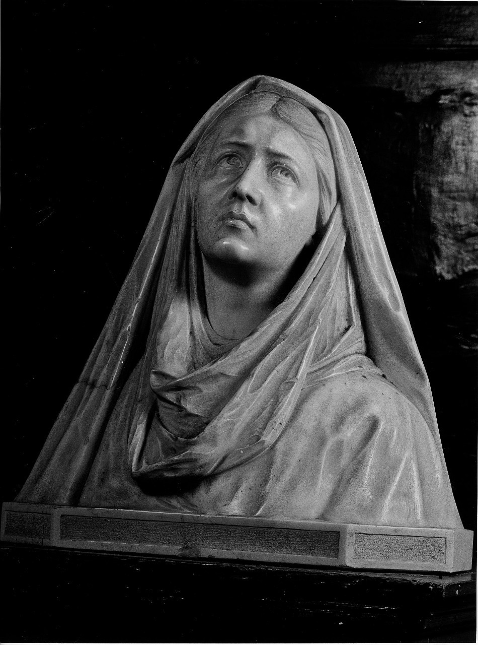 vergine (scultura) di Rossi O (fine sec. XIX)