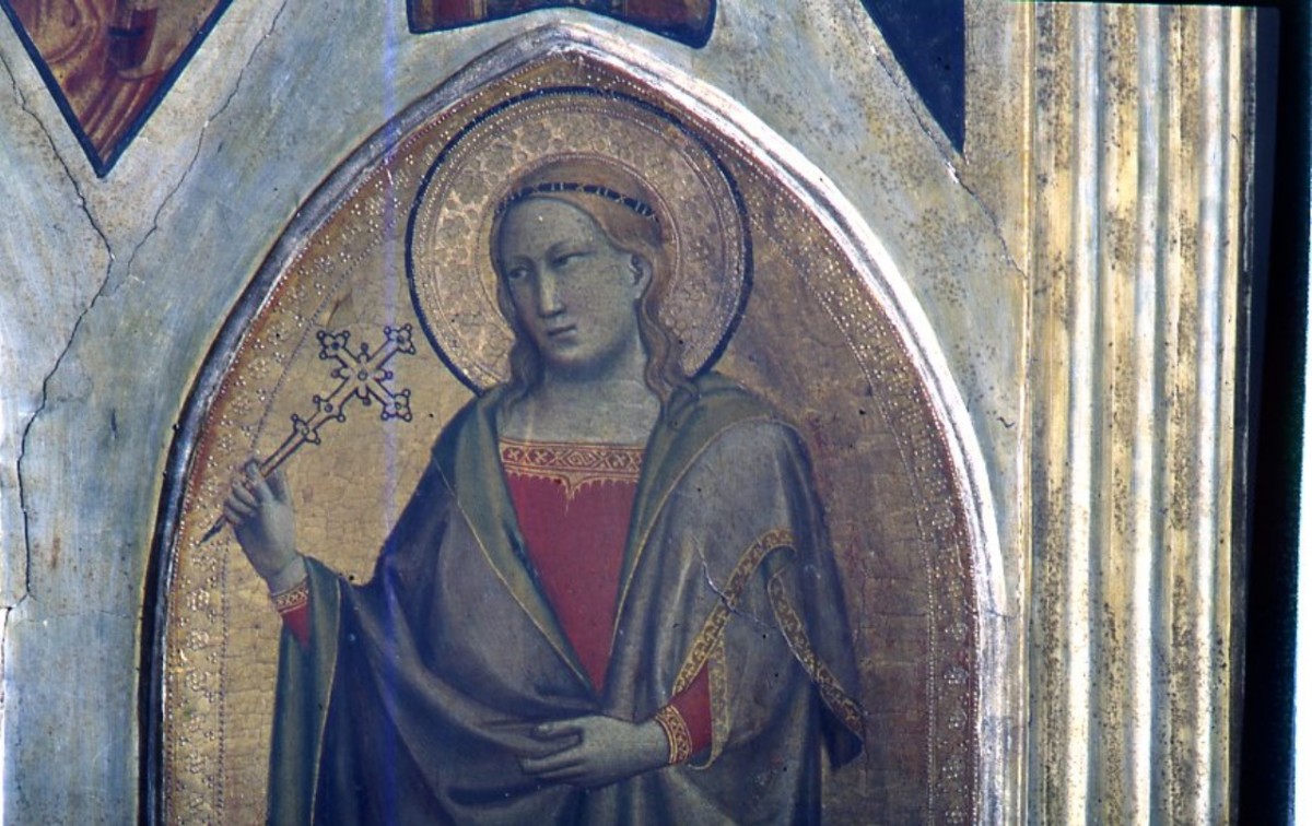 scomparto di trittico di Gaddi Taddeo (attribuito) (sec. XIV)