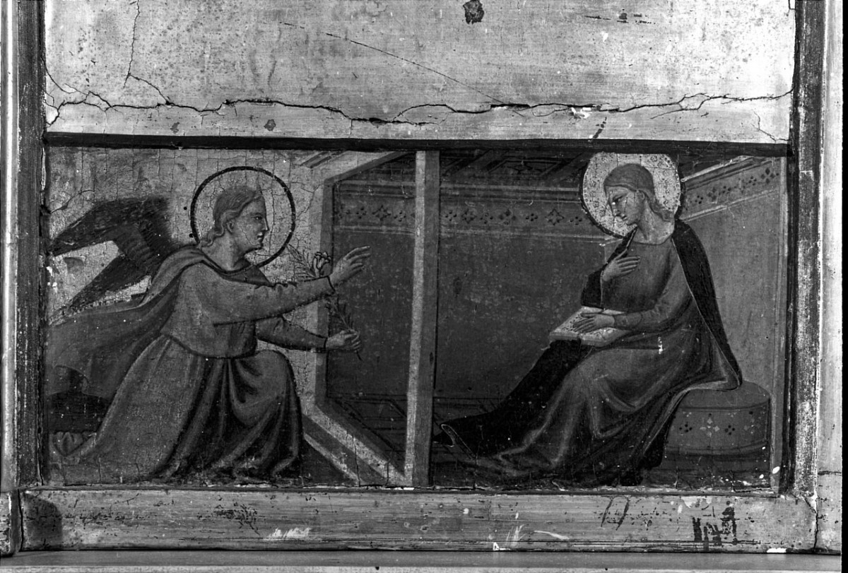 Annunciazione (scomparto di predella) di Gaddi Taddeo (attribuito) (sec. XIV)