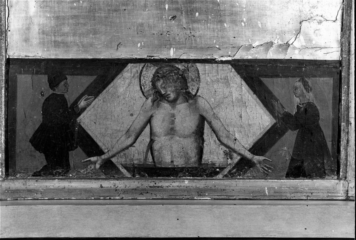 Cristo in pietà (scomparto di predella) di Gaddi Taddeo (attribuito) (sec. XIV)