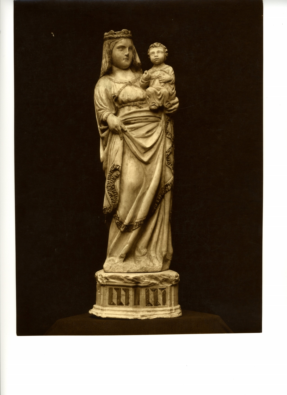 Madonna col Bambino - scultura (positivo) di anonimo (fine/ inizio XIX/ XX)