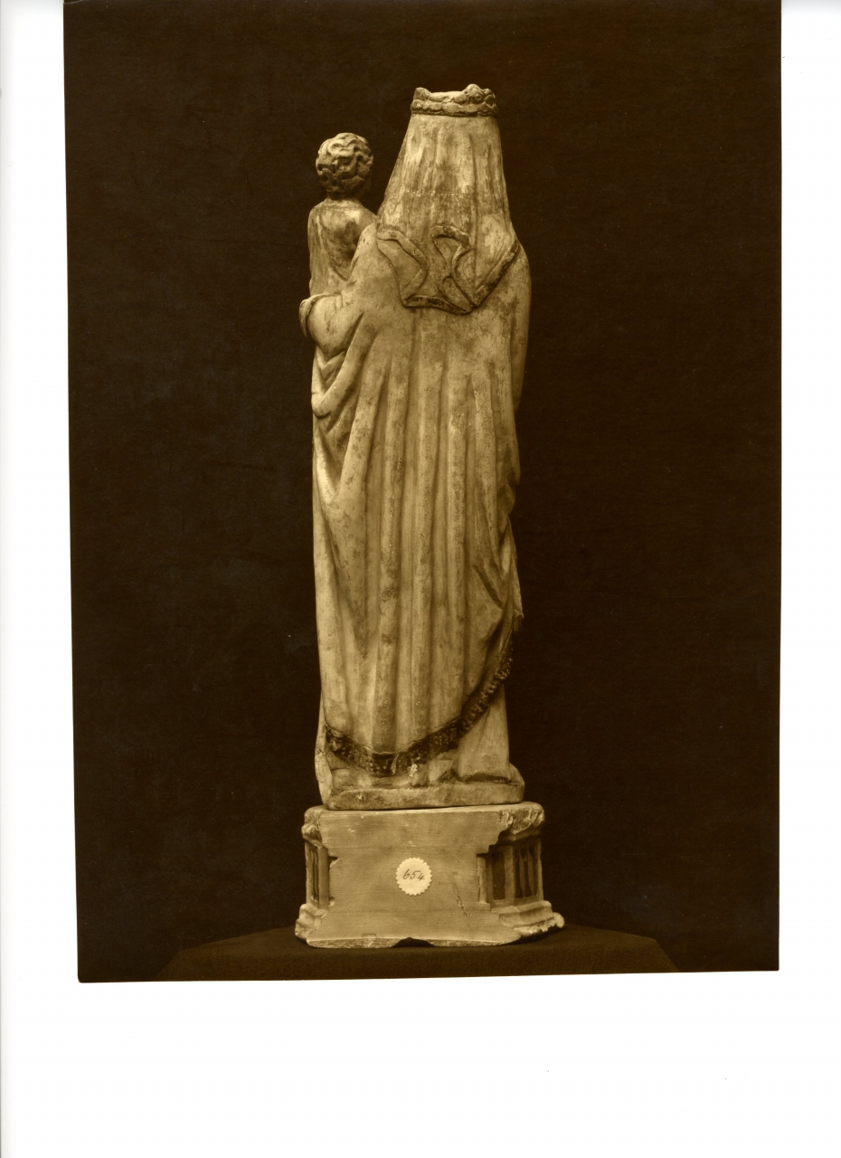 Madonna col Bambino - scultura (positivo) di anonimo (fine/ inizio XIX/ XX)