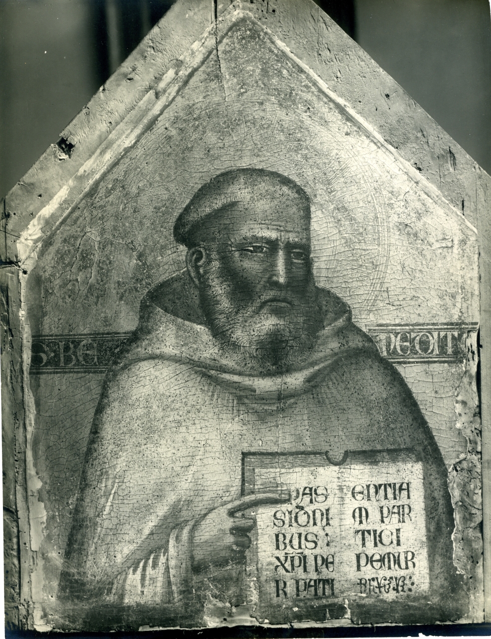San Benedetto di Bernardo Daddi - dipinto (positivo) di Daddi Bernardo (attr), anonimo (prima metà XX)