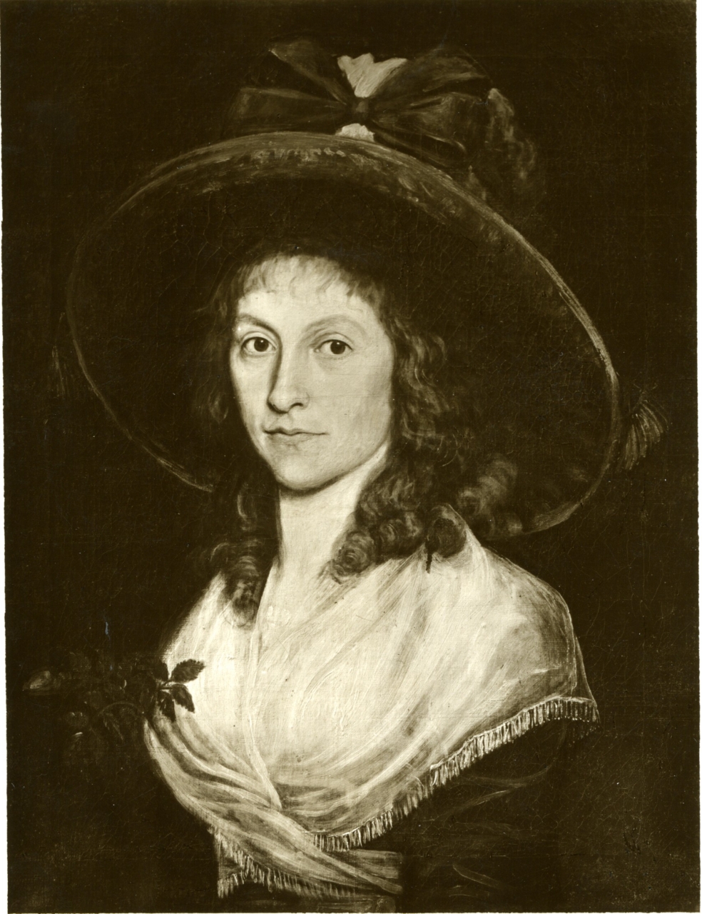 ritratto di gentildonna - dipinto (positivo) di anonimo (prima metà XX)