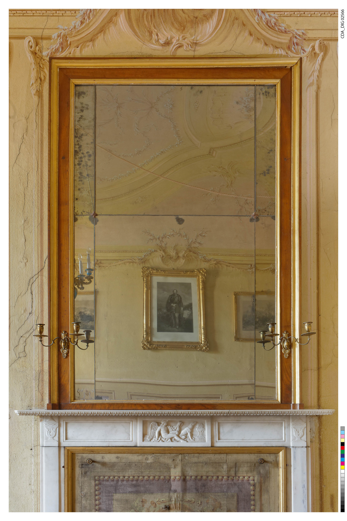 specchio, opera isolata - ambito piemontese (prima metà XIX)