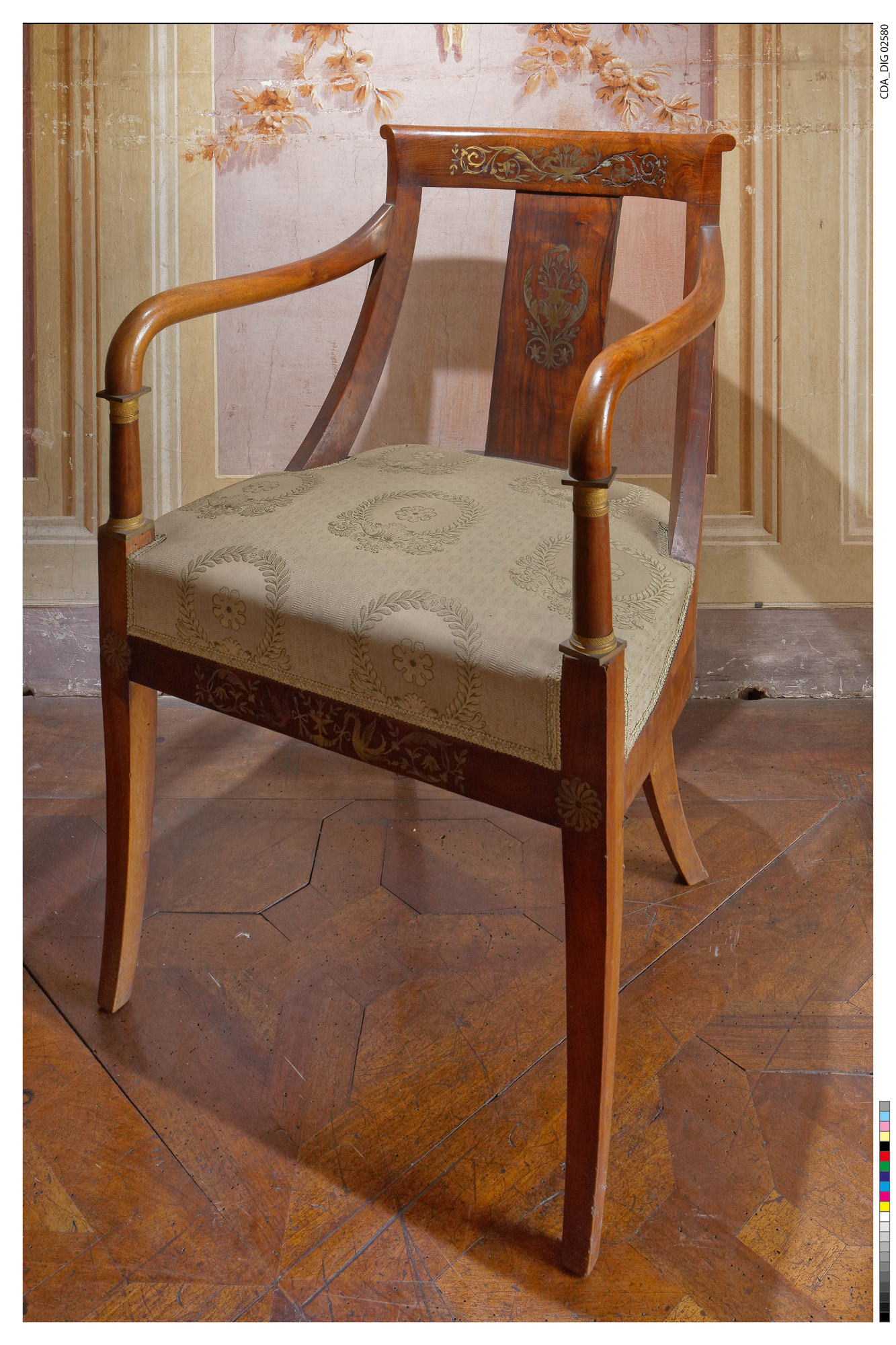 poltrona, serie - ambito piemontese (prima metà XIX)