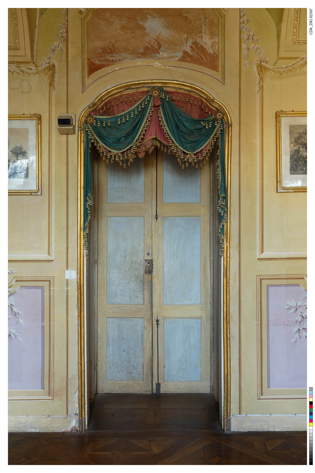 mostra di porta - manifattura piemontese (metà XIX)