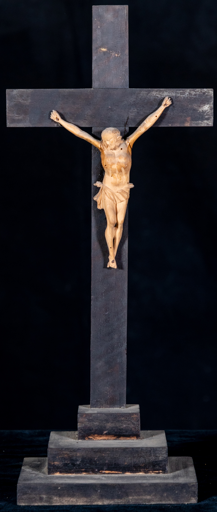 crocifisso, opera isolata - ambito piemontese (prima metà XIX)