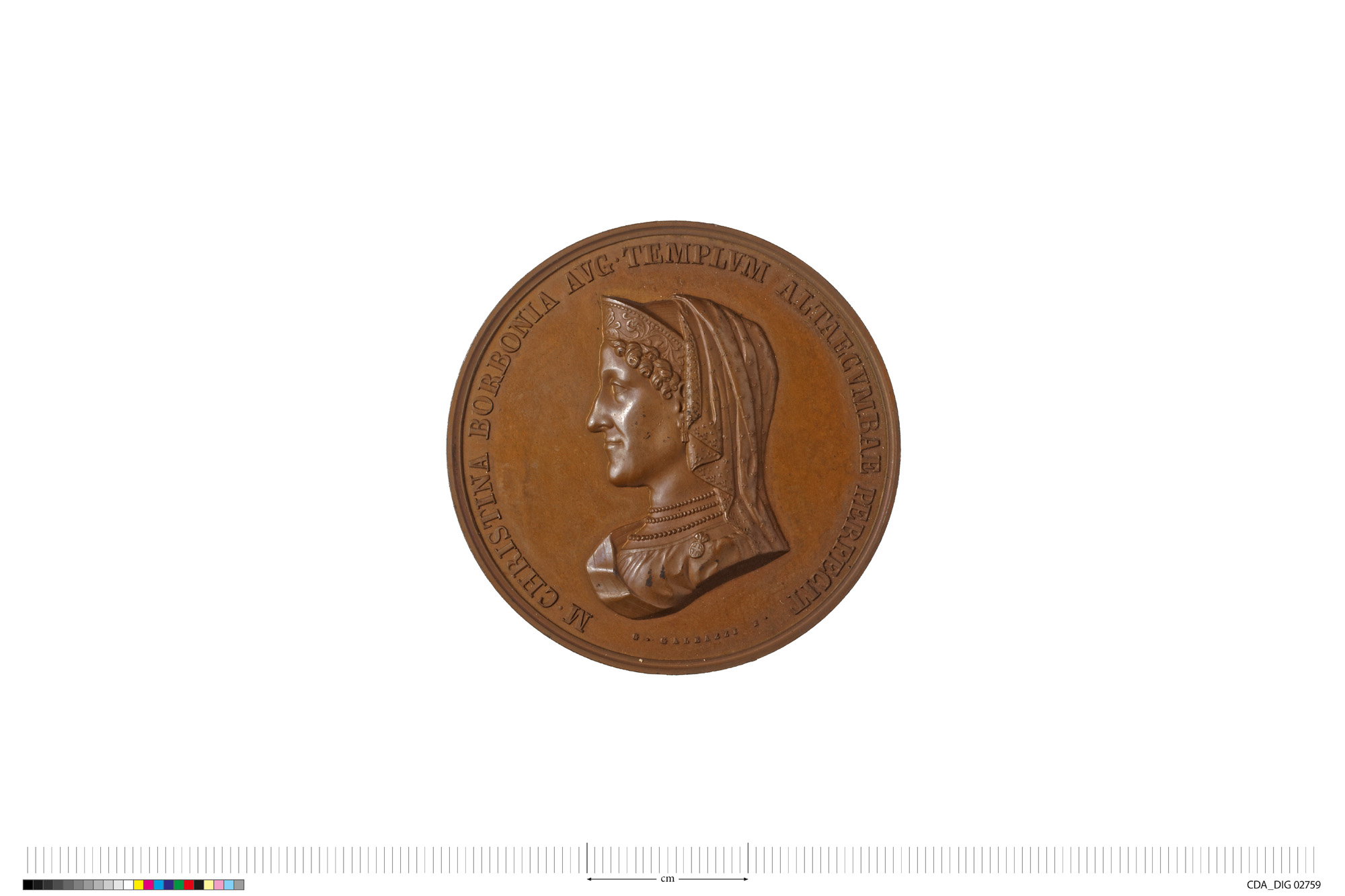 medaglia di Galeazzi Gaspare (secondo quarto SECOLI/ XIX)