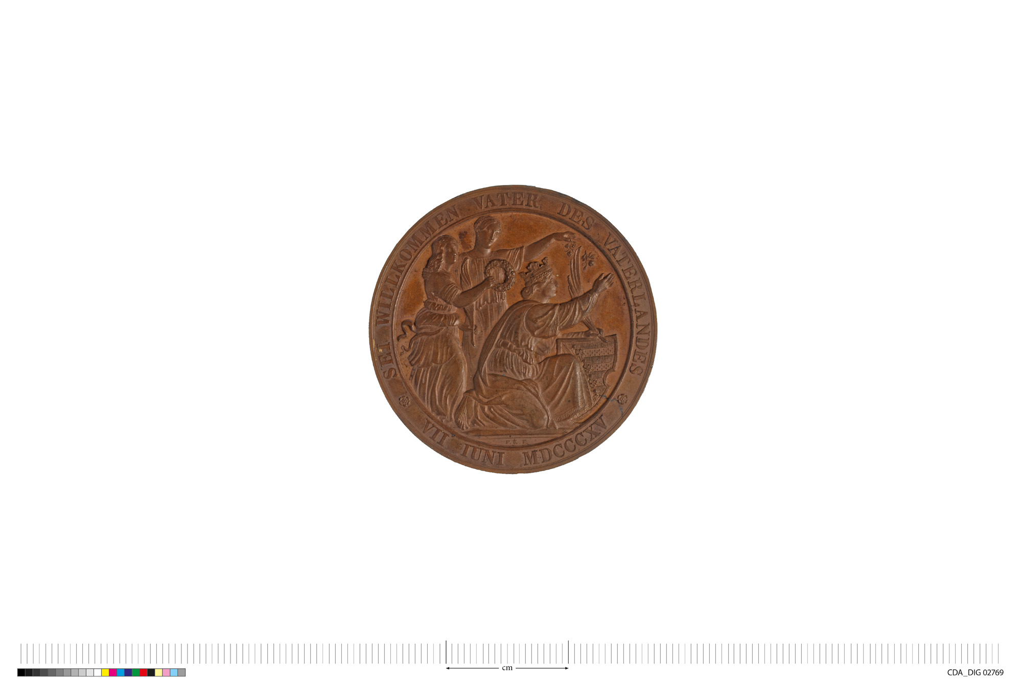 medaglia - ambito tedesco (secondo quarto SECOLI/ XIX)