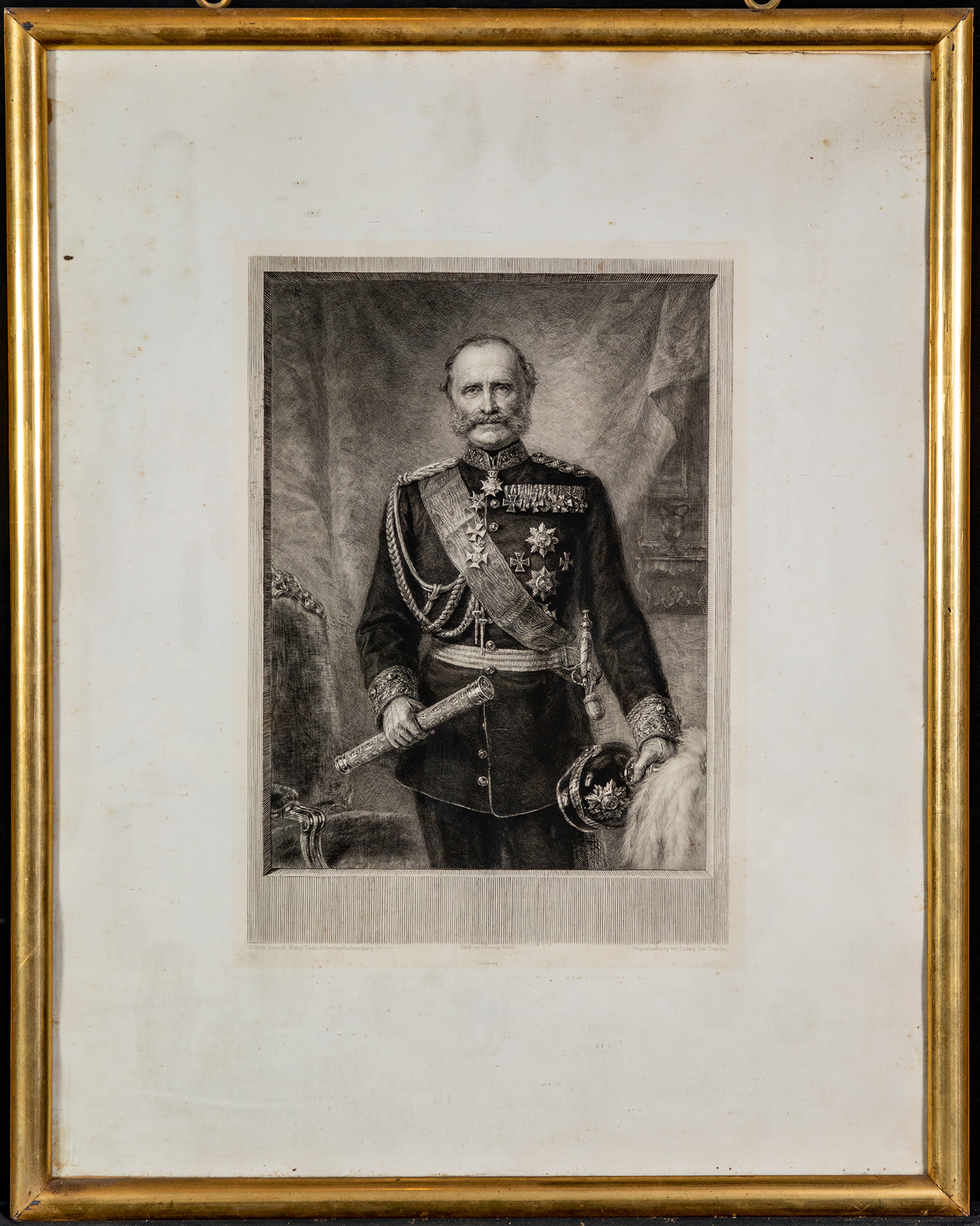 Francesco Giuseppe d'Austria (?) (stampa) - ambito piemontese (XIX)