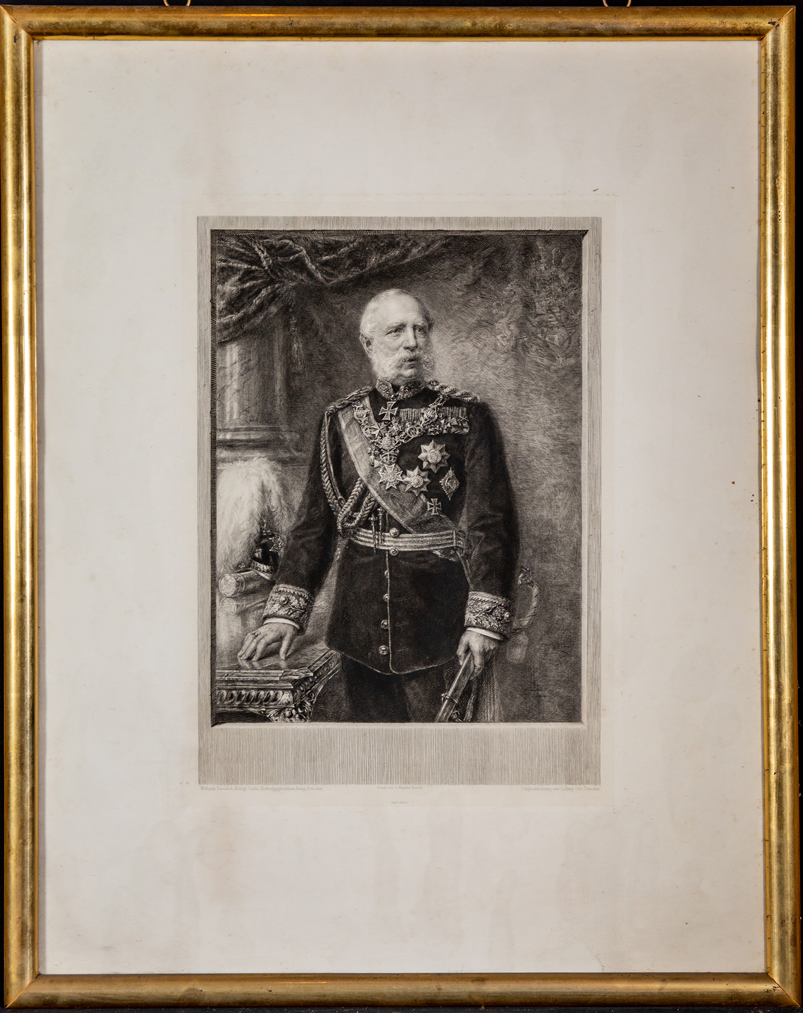 Francesco Giuseppe d'Austria (?) (stampa) - ambito piemontese (XIX)