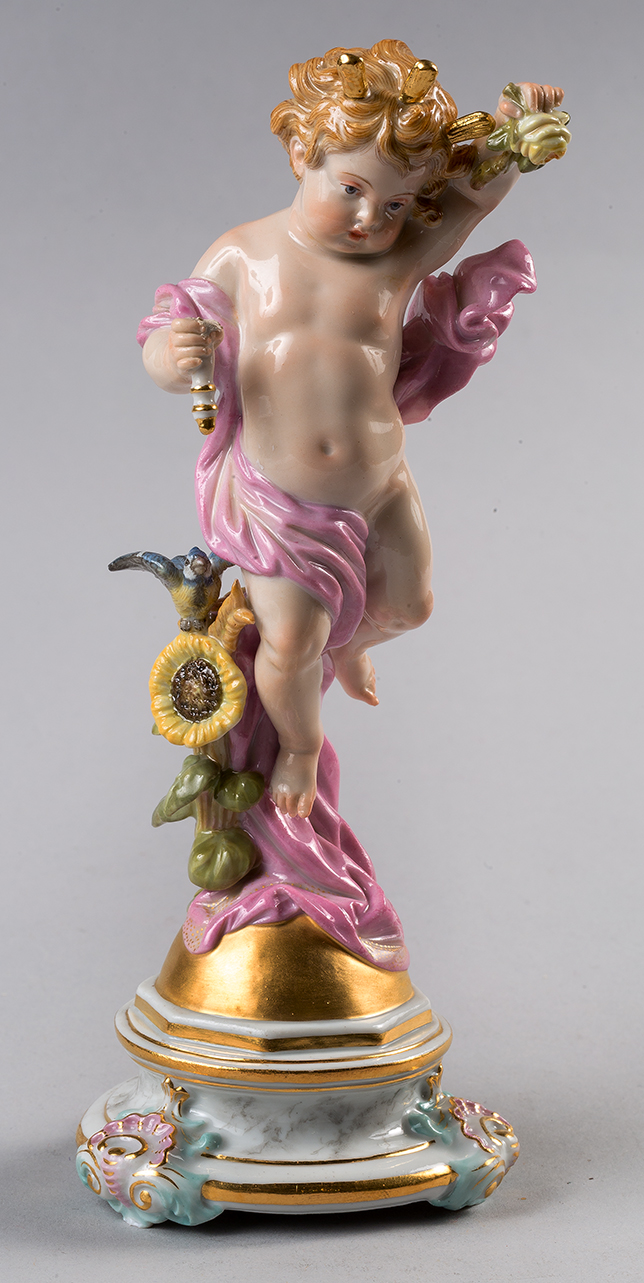 Figura allegorica dell'Aurora (statuetta, pendant) - manifattura di Meissen (secc. XIX-XX)