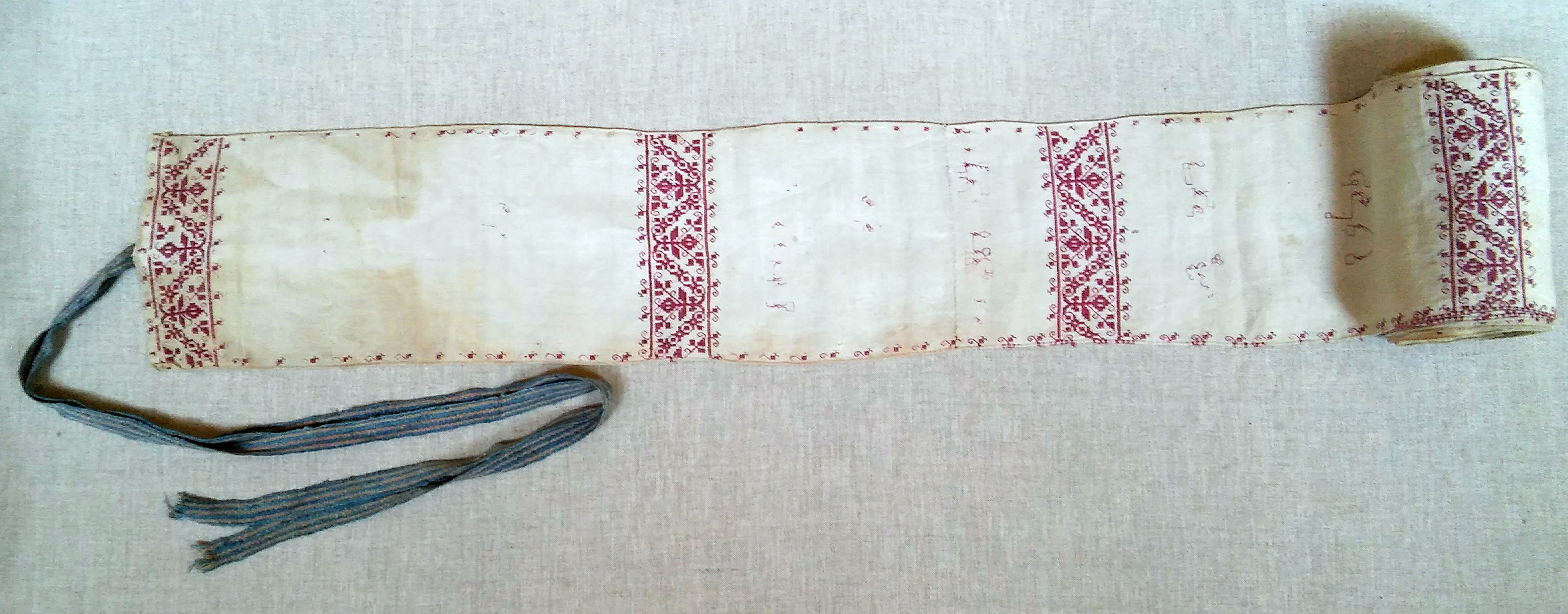 fascia, opera isolata - manifattura italiana, manifattura piemontese, Ambito ebraico (fine/ inizio XVI/ XVII)