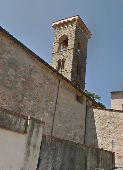 Campanile della Chiesa dei Santi Stefano e Nicolao (torre, di avvistamento) - Pescia (PT)  (XI; XX)