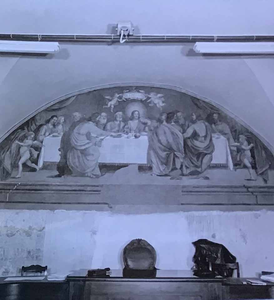 Ultima Cena (pittura murale, opera isolata) - manifattura toscana (XVI-XVII)