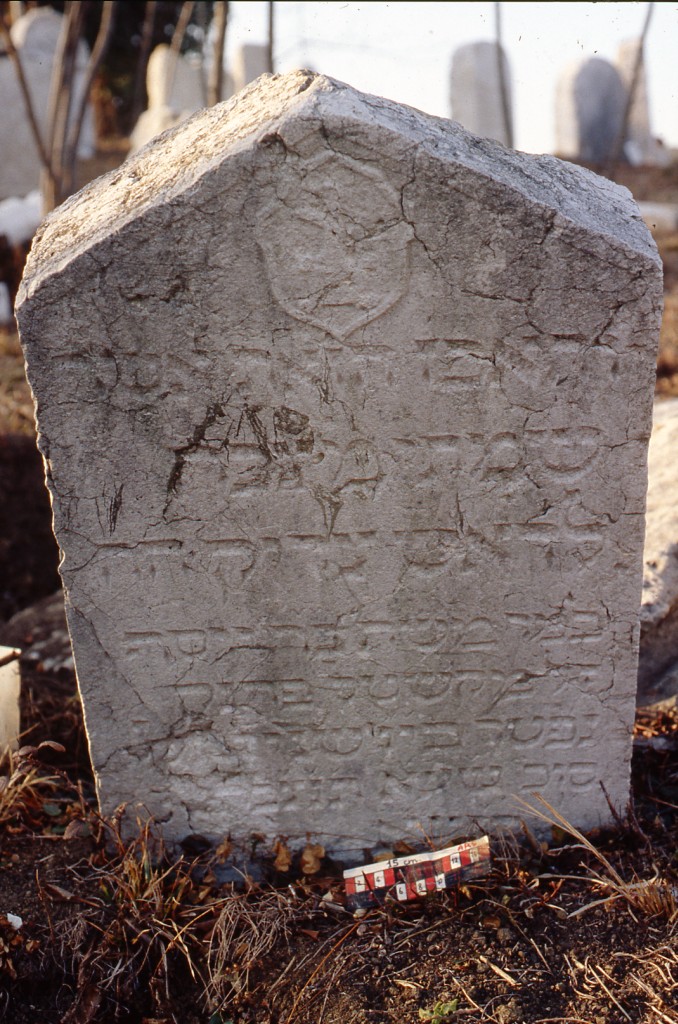 stele funeraria - ambito ebraico (XVII)