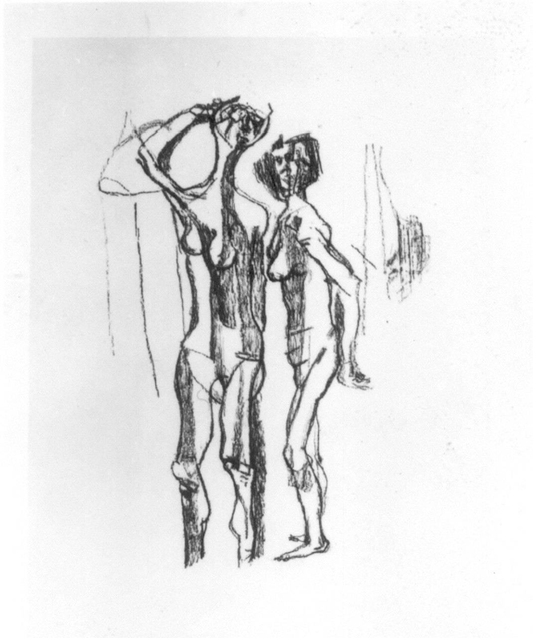 figure femminili (stampa) di Pirandello Fausto (sec. XX)