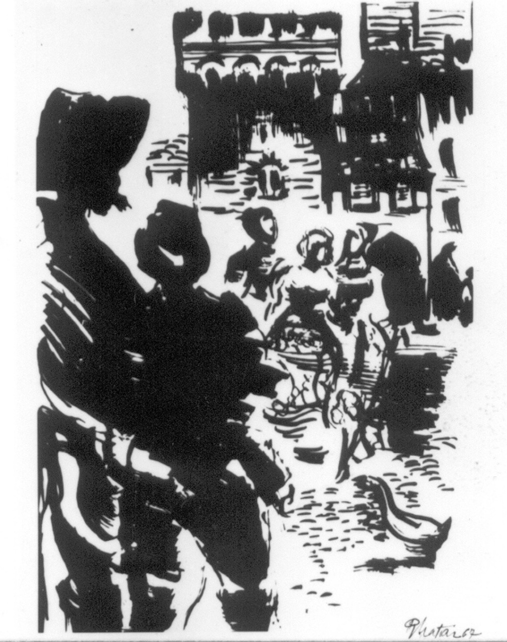 Personaggi e scene da cicli letterari (stampa) di Szalas Romano (sec. XX)