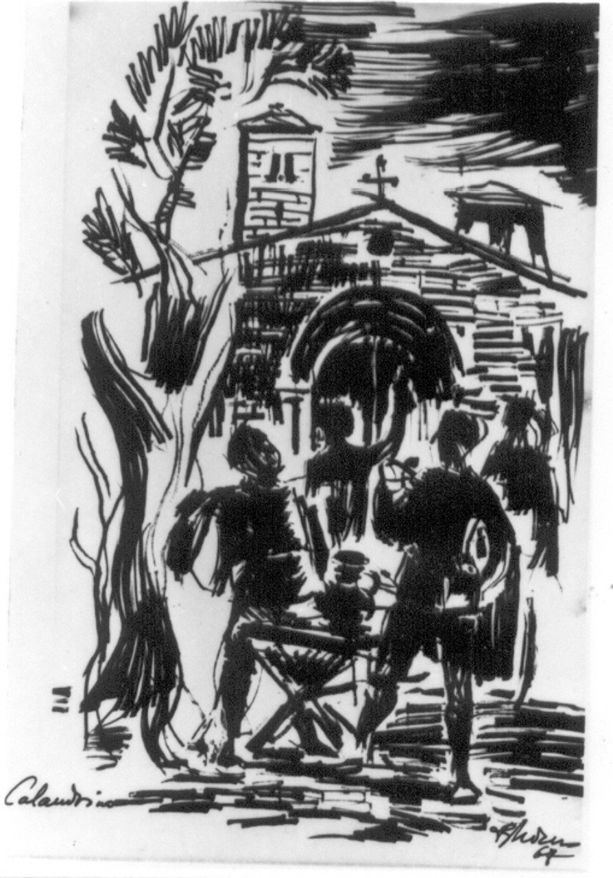 Personaggi e scene da cicli letterari (stampa) di Szalas Romano (sec. XX)