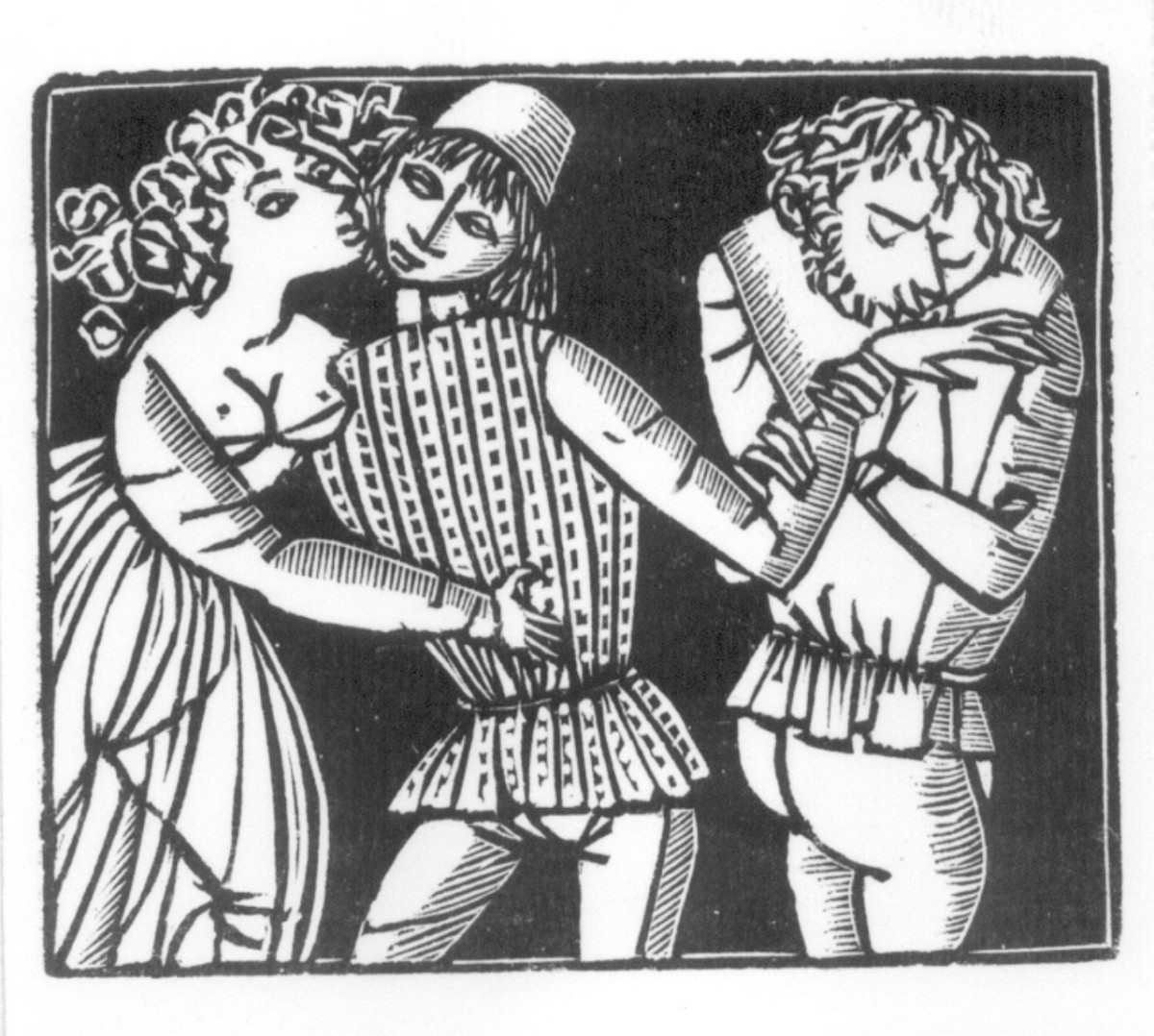 Personaggi e scene da cicli letterari (stampa) di Klemke Werner (sec. XX)