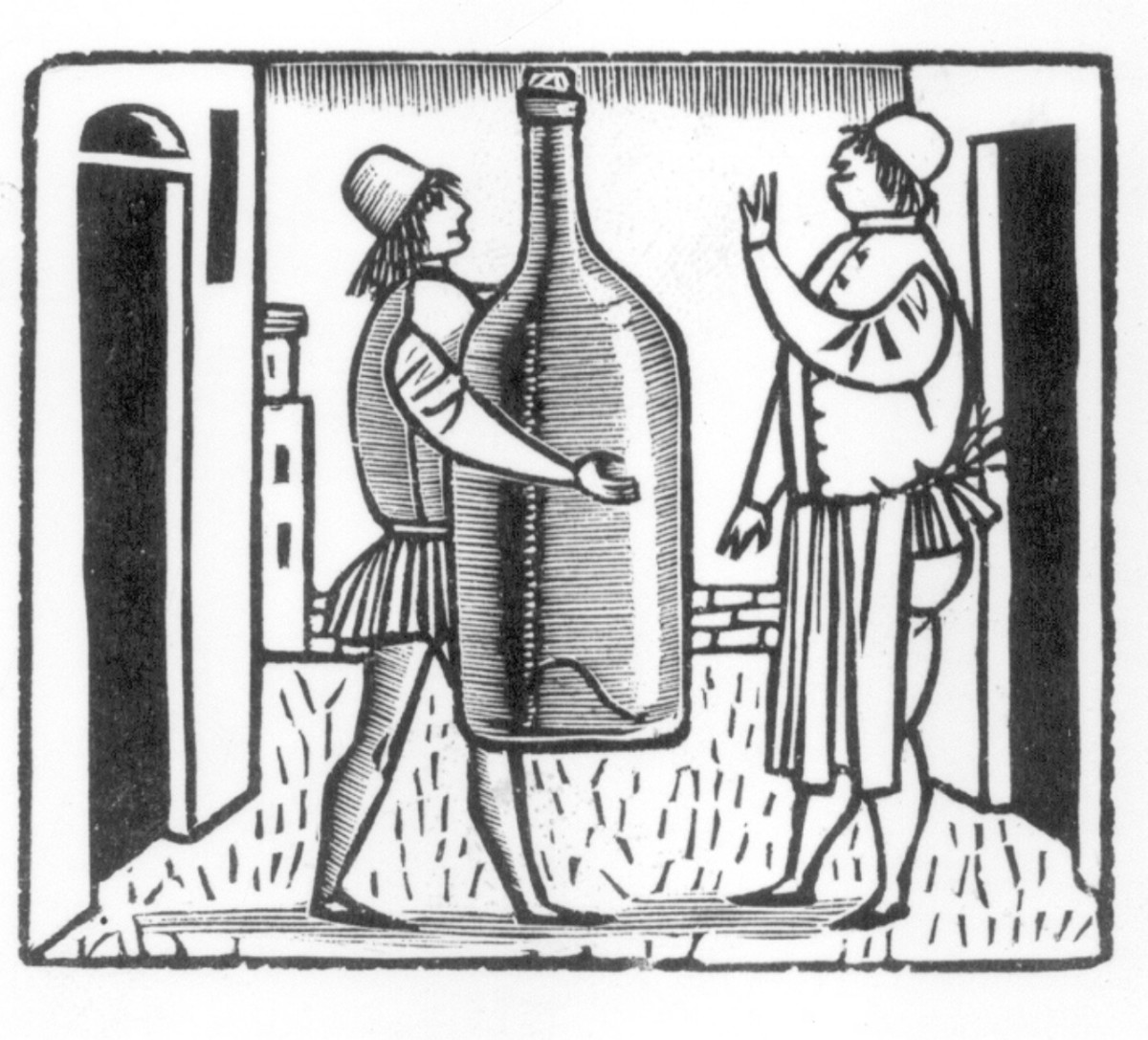 Personaggi e scene da cicli letterari (stampa) di Klemke Werner (sec. XX)