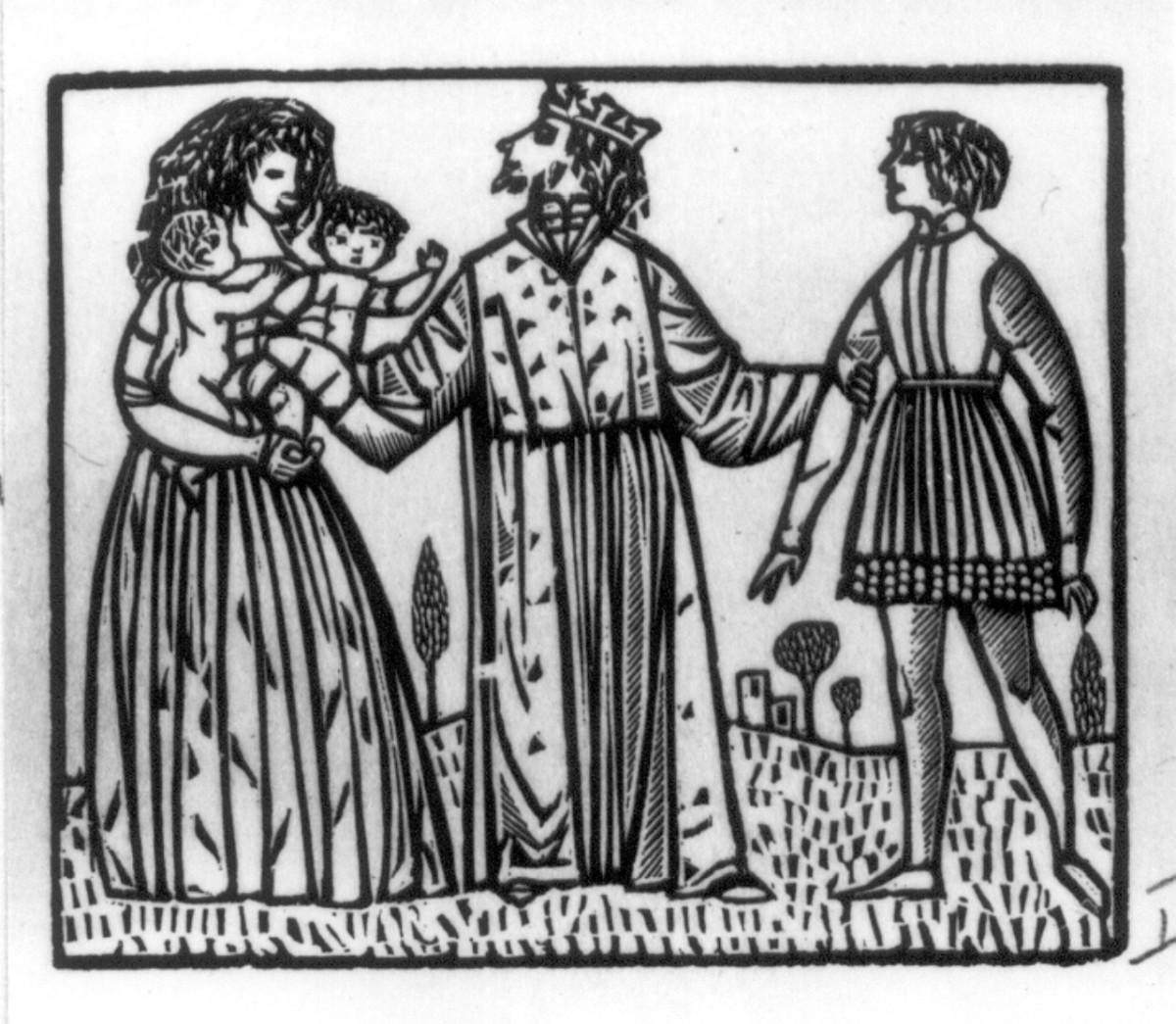 Personaggi e scene da cicli letterari (stampa) di Klemke Werner (sec. XX)