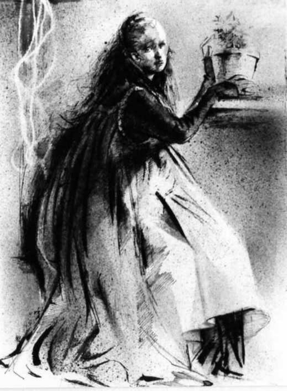 Personaggi e scene da cicli letterari (disegno) di Cecchi Dario (sec. XX)