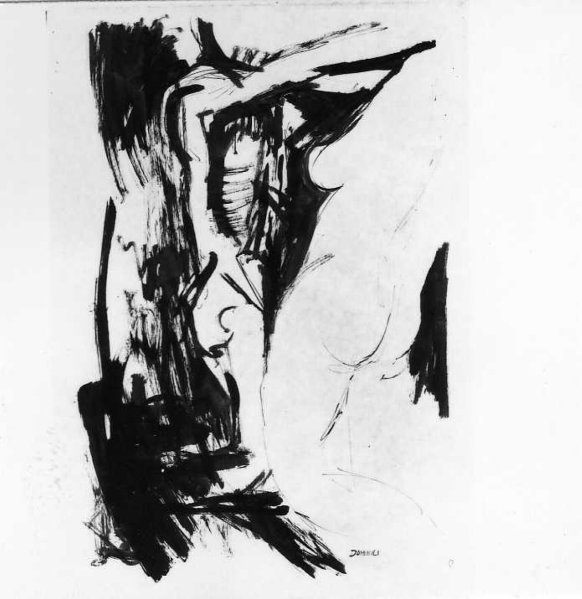 Personaggi e scene da cicli letterari (disegno) di Dominici Bruno (sec. XX)