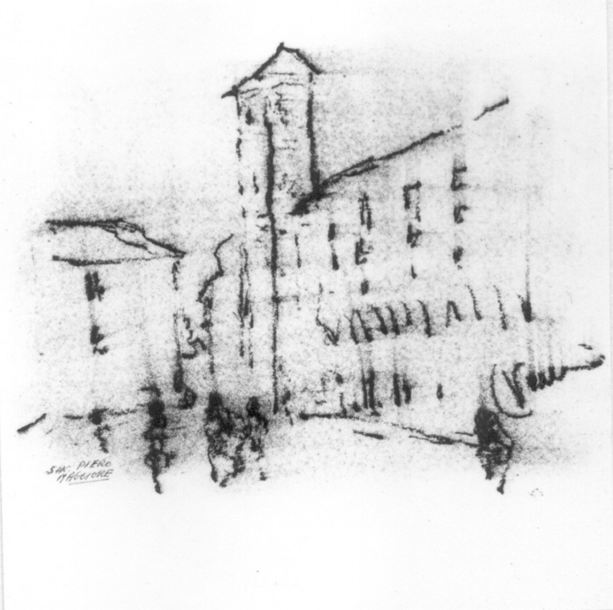 piazza (disegno) di Vannini Lamberto (sec. XX)