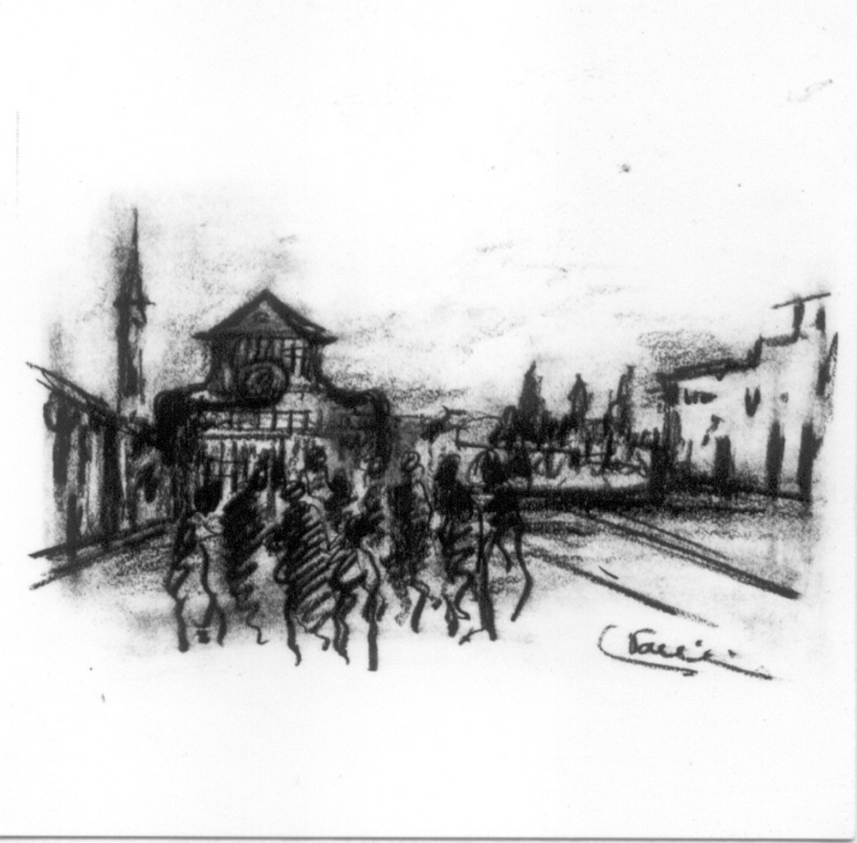 piazza (disegno) di Vannini Lamberto (sec. XX)