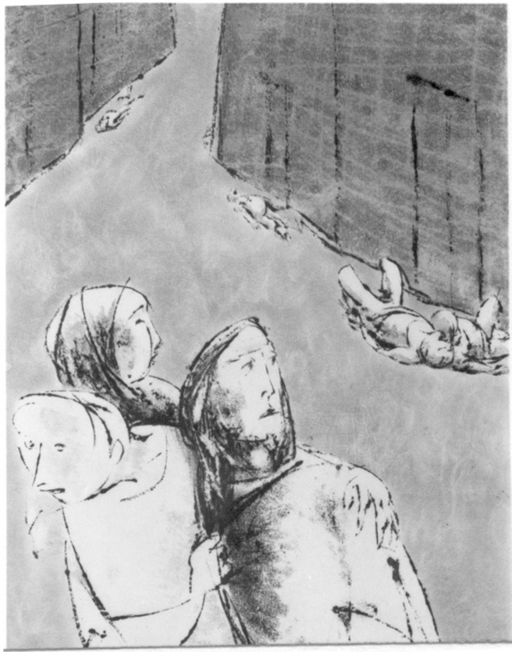 Personaggi e scene da cicli letterari (disegno) di Vistoli Raoul (sec. XX)