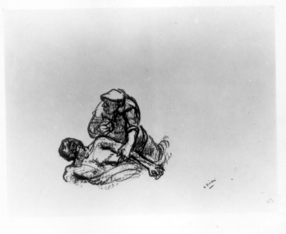 Personaggi e scene da cicli letterari (disegno) di Ziveri Alberto (sec. XX)