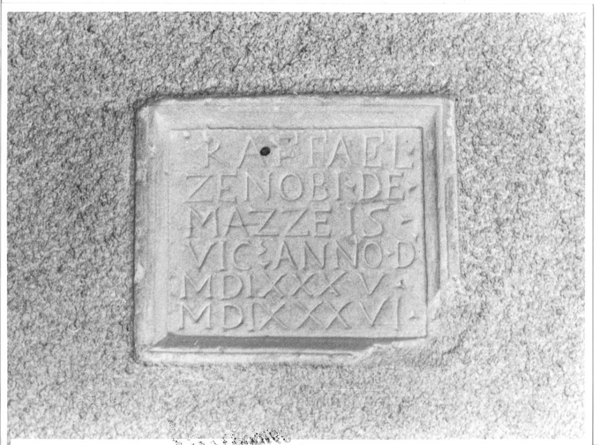 iscrizione (lapide) - produzione toscana (sec. XVII)