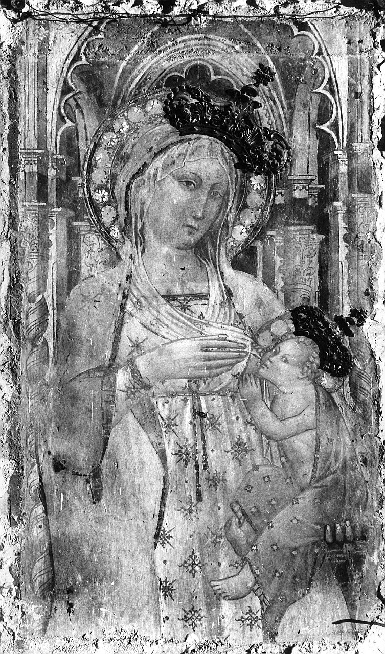 Madonna del Latte (dipinto murale) di Cenni di Francesco di Ser Cenni (fine/ inizio secc. XIV/ XV)