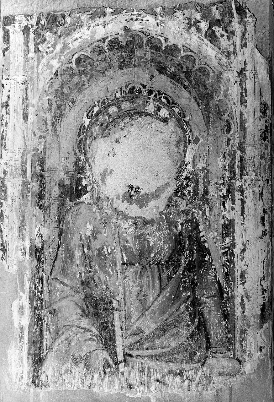 Santa (dipinto murale) di Cenni di Francesco di Ser Cenni (fine/ inizio secc. XIV/ XV)