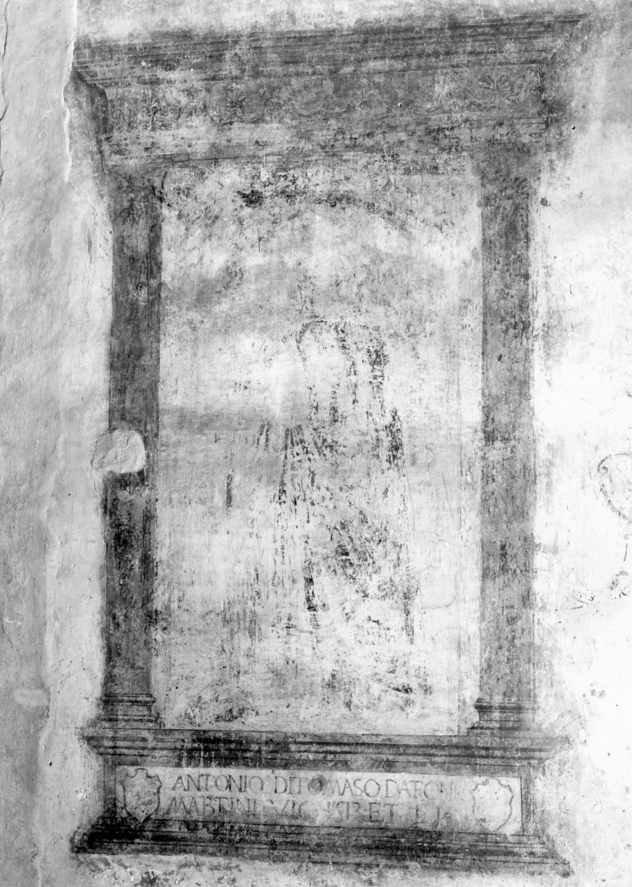 dipinto murale, frammento - ambito toscano (sec. XVI)