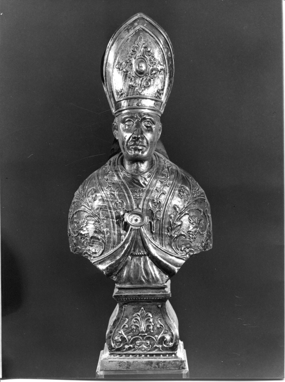 San Carlo Borromeo (reliquiario - a busto) - bottega lombarda (inizio sec. XVIII)