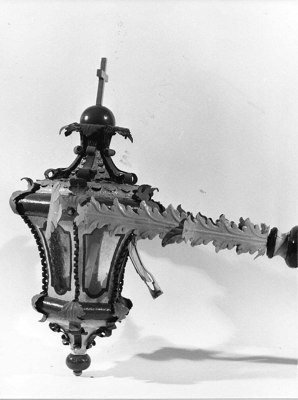 lanterna processionale, serie - bottega toscana (fine/ inizio secc. XVIII/ XIX)