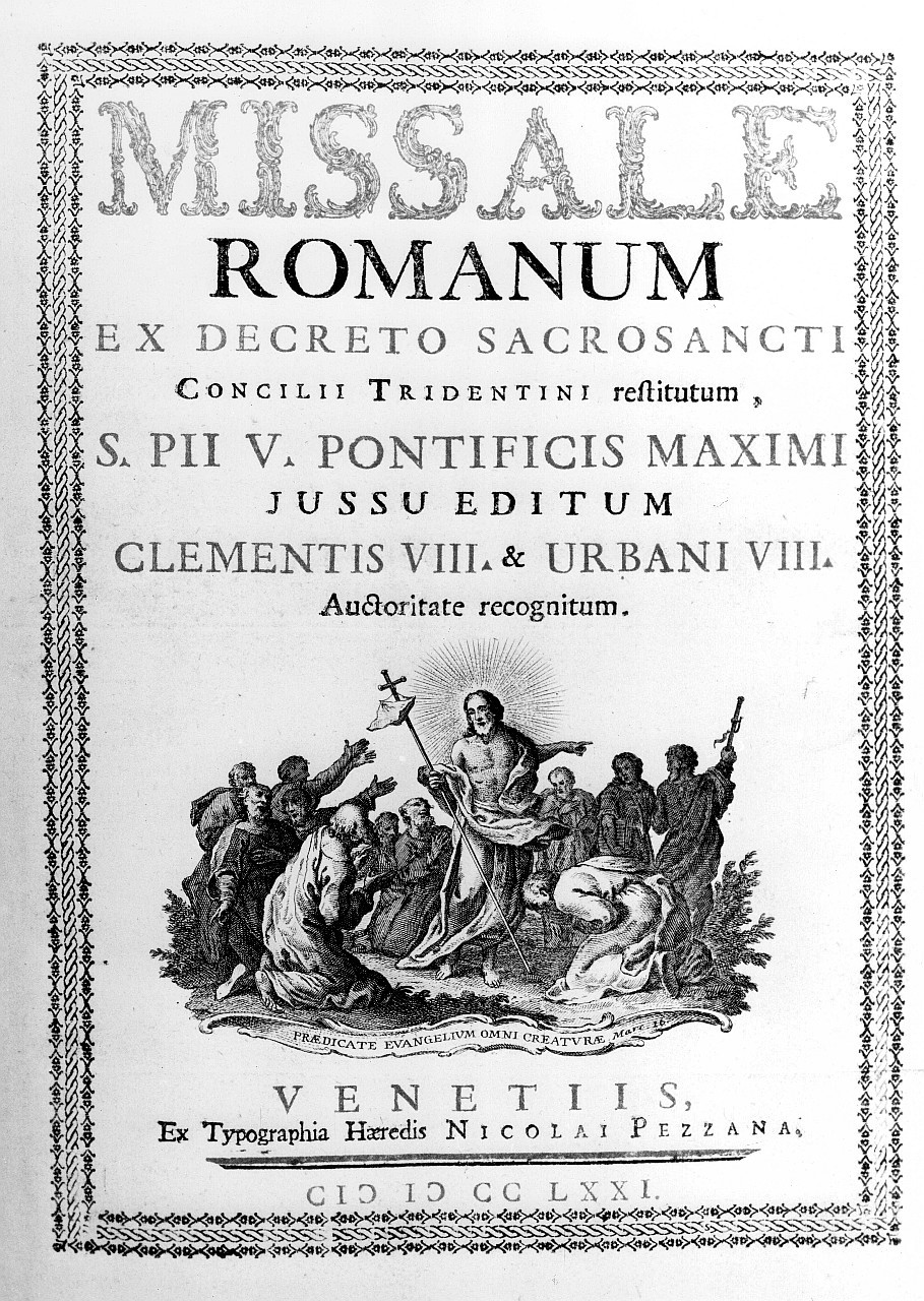 apparizione di Cristo risorto agli apostoli (stampa) - ambito veneziano (sec. XVIII)
