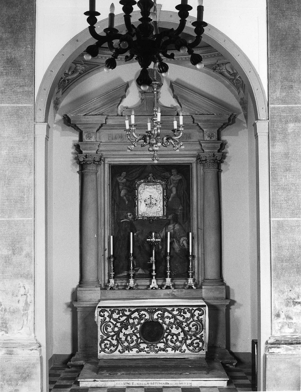 altare - a edicola, insieme - bottega toscana (seconda metà sec. XVII)