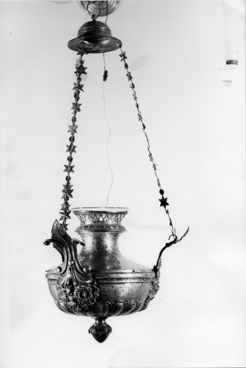lampada da chiesa - manifattura toscana (sec. XIX)