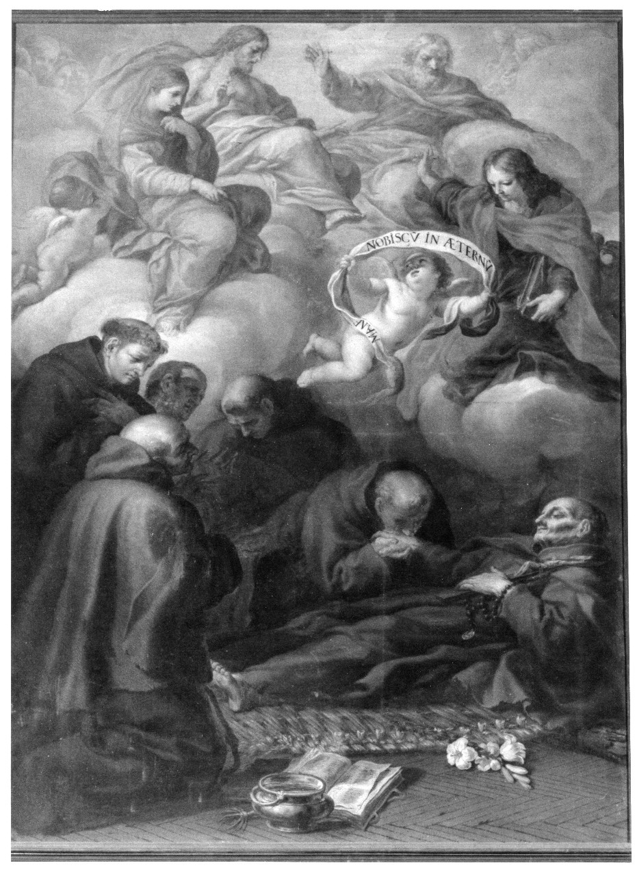 morte di San Pietro d'Alcantara (dipinto) di Nasini Giuseppe Nicola (attribuito) (sec. XVII)