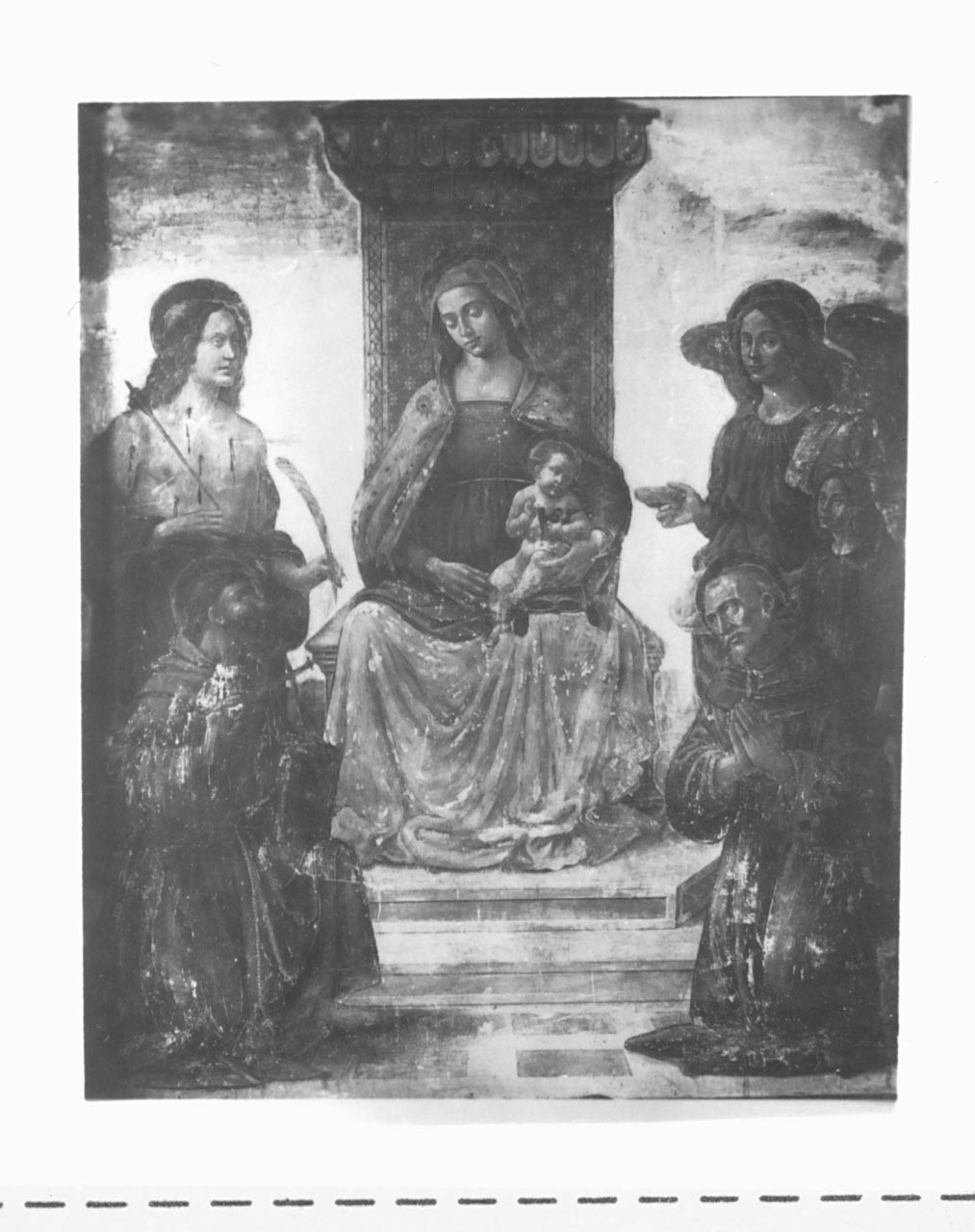 dipinto murale di Mainardi Sebastiano (attribuito) (fine/ inizio secc. XV/ XVI)