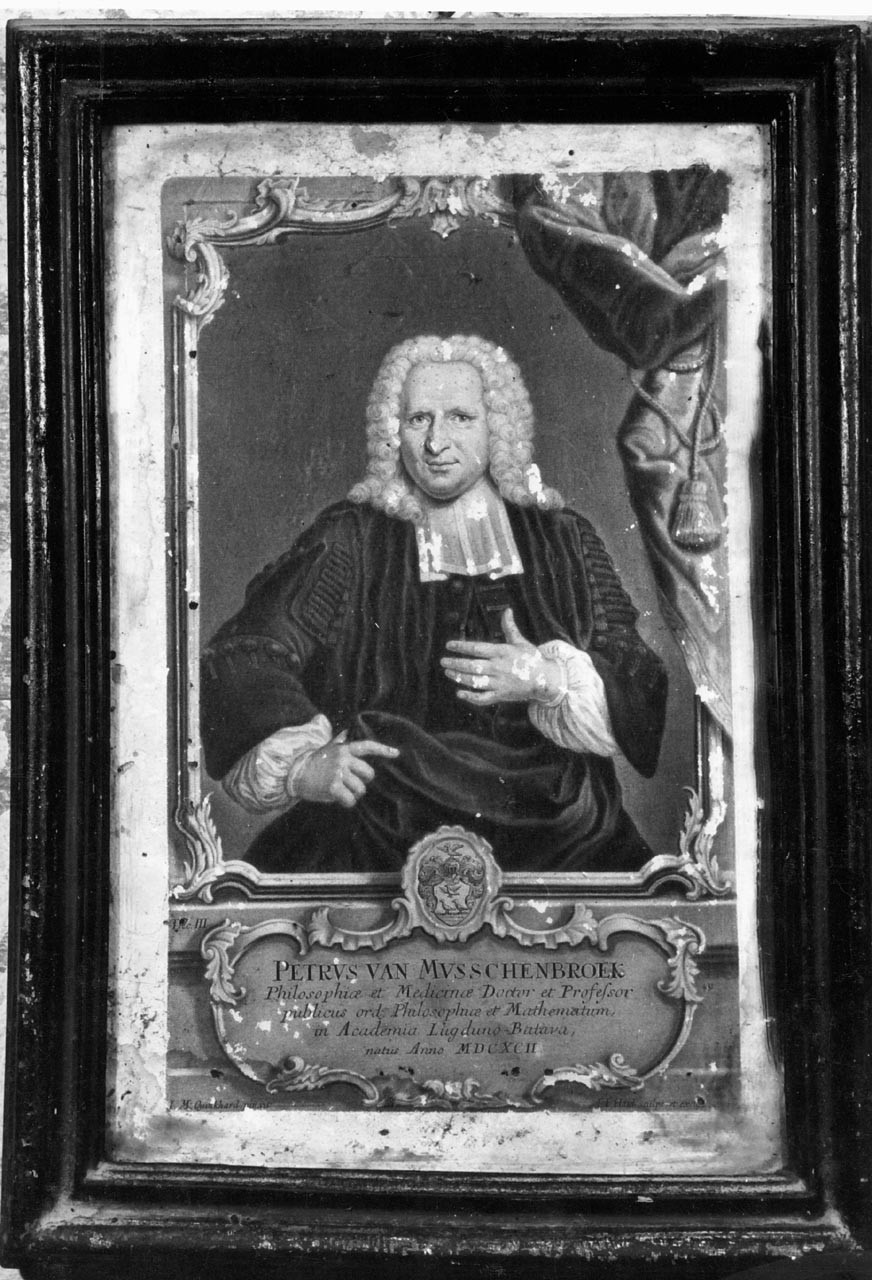 ritratto di Pietro Van Musschenbroek (stampa) - bottega tedesca (sec. XVIII)