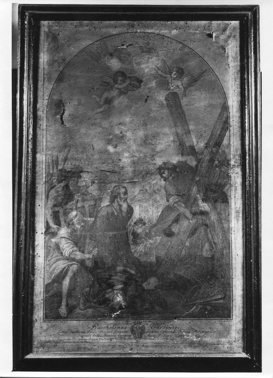 Sant'Andrea condotto al martirio (stampa) di Eredi Benedetto, Allegranti Ranieri (sec. XVIII)